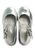 A Silver Flats from Bonpoint in size 5T for girl. (Back View)