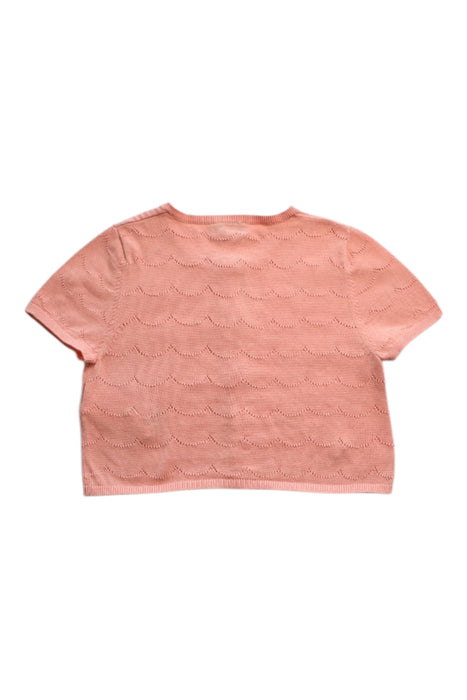 A Peach Short Sleeve Tops from Sergent Major in size 10Y for girl. (Back View)