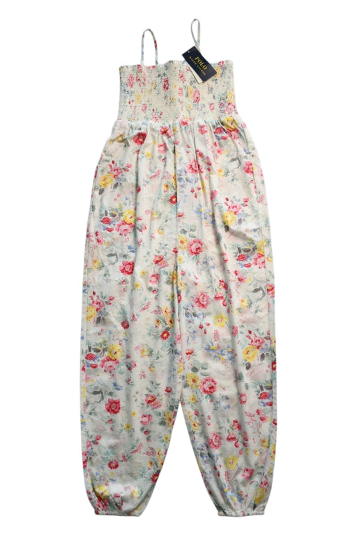 A Multicolour Sleeveless Rompers from Polo Ralph Lauren in size 8Y for girl. (Front View)