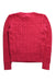 A Pink Knit Sweaters from Polo Ralph Lauren in size 10Y for girl. (Back View)