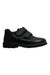 A Black Dress Shoes from Clarks in size 3T for boy. (Front View)