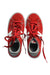 A Red Sneakers from New Balance in size 12Y for boy. (Back View)