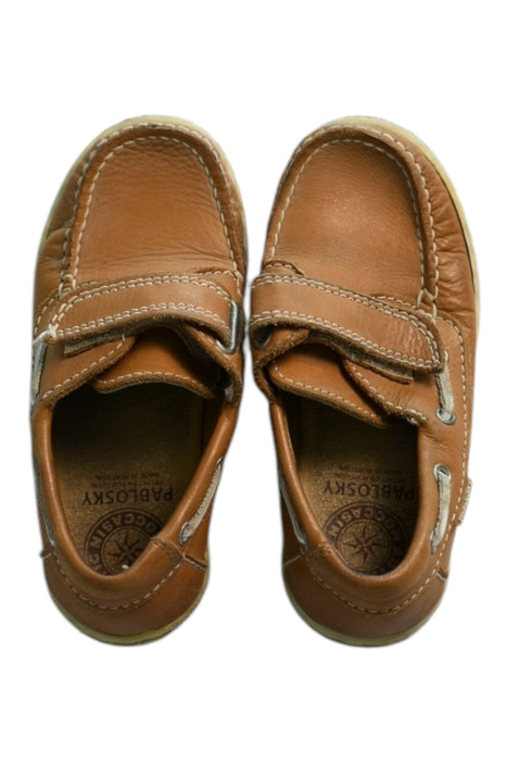 A Brown Loafers & Moccasins from Pablosky in size 4T for boy. (Back View)