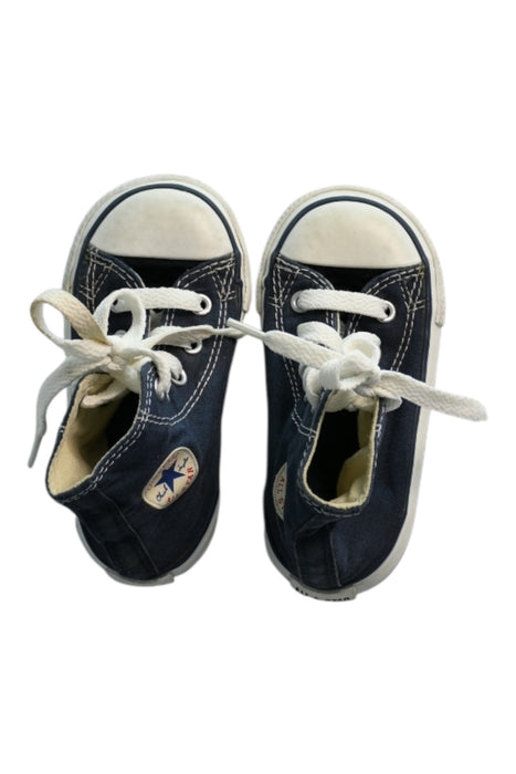 A Navy Sneakers from Converse in size 18-24M for boy. (Back View)