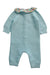 A Blue Long Sleeve Rompers from Jacadi in size 3-6M for girl. (Back View)