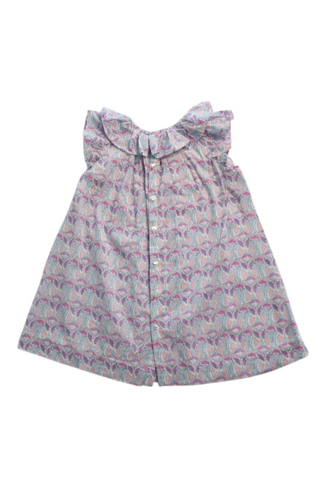 A Multicolour Sleeveless Dresses from Jacadi in size 18-24M for girl. (Front View)