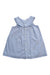 A Blue Sleeveless Dresses from Jacadi in size 12-18M for girl. (Back View)