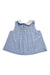 A Blue Sleeveless Tops from Jacadi in size 18-24M for girl. (Back View)