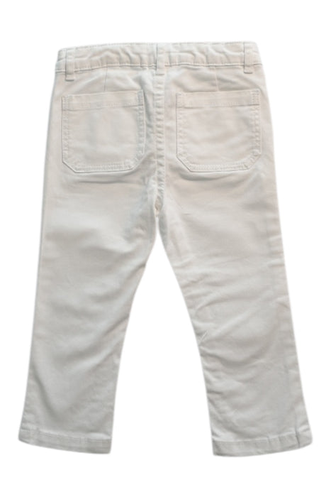 A White Casual Pants from Jacadi in size 18-24M for girl. (Back View)
