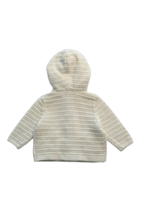 A Ivory Knit Sweaters from Ralph Lauren in size 0-3M for girl. (Back View)