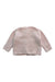 A Pink Cardigans from Jacadi in size 3-6M for girl. (Back View)