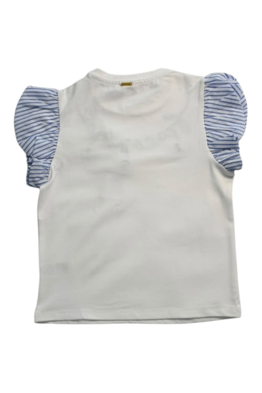 A White Short Sleeve Tops from Fracomina in size 6T for girl. (Back View)