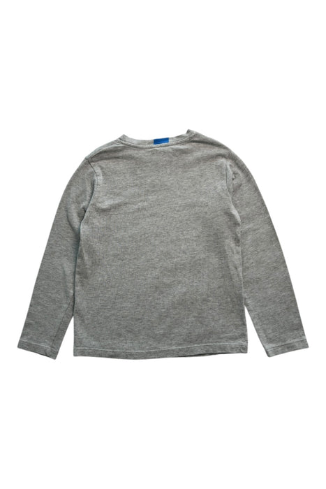 A Grey Long Sleeve T Shirts from Jacadi in size 8Y for boy. (Back View)
