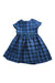 A Blue Short Sleeve Dresses from Jacadi in size 8Y for girl. (Front View)
