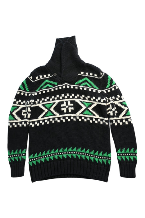 A Multicolour Knit Sweaters from Polo Ralph Lauren in size 7Y for boy. (Front View)