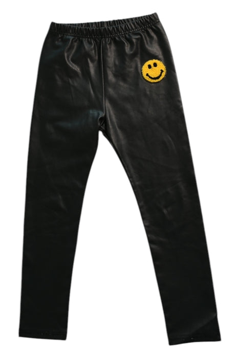 A Black Leggings from Petite Hailey in size 8Y for girl. (Front View)
