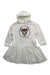 A White Long Sleeve Dresses from Monnalisa in size 6T for girl. (Front View)