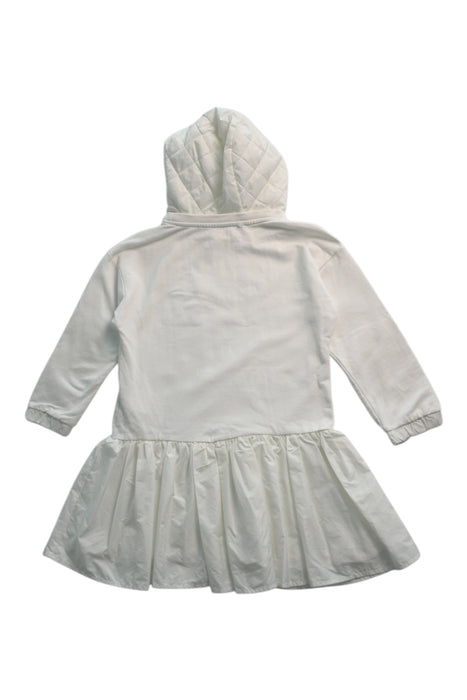 A White Long Sleeve Dresses from Monnalisa in size 6T for girl. (Back View)