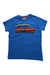 A Blue Short Sleeve T Shirts from Frugi in size 7Y for boy. (Front View)