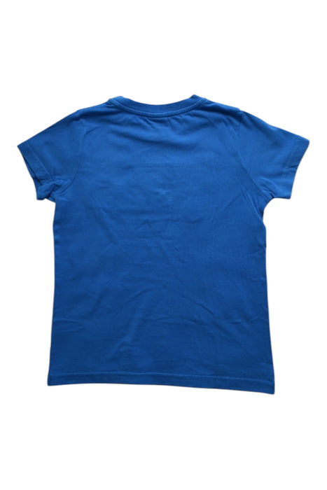 A Blue Short Sleeve T Shirts from Frugi in size 7Y for boy. (Back View)