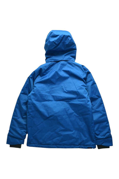 A Blue Ski Jackets from Patagonia in size 12Y for neutral. (Back View)