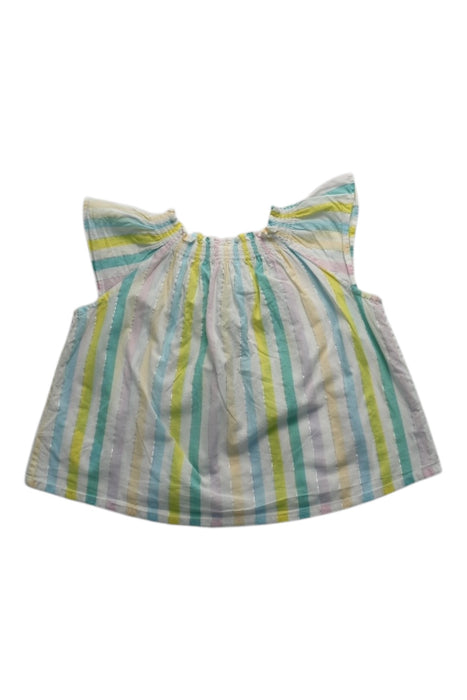 A Multicolour Sleeveless Tops from Bonton in size 3T for girl. (Back View)