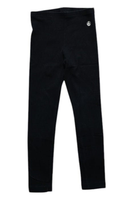 A Navy Leggings from Petit Bateau in size 3T for girl. (Front View)
