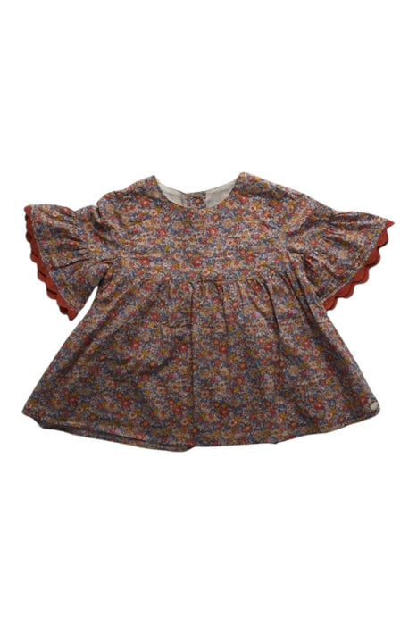 A Multicolour Short Sleeve Tops from Tartine et Chocolat in size 3T for girl. (Front View)