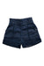 A Navy Shorts from Tartine et Chocolat in size 3T for girl. (Front View)