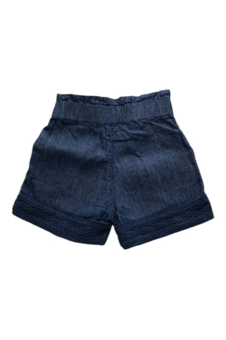 A Navy Shorts from Tartine et Chocolat in size 3T for girl. (Back View)