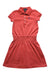 A Red Short Sleeve Dresses from Polo Ralph Lauren in size 5T for girl. (Front View)
