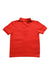 A Red Short Sleeve Polos from Lacoste in size 4T for boy. (Back View)