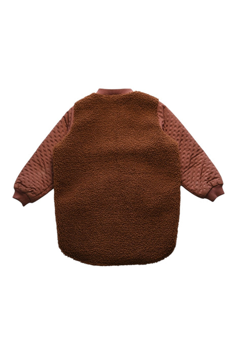 A Brown Puffer/Quilted Coats & Outerwear from Soft Gallery in size 4T for girl. (Back View)