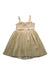 A Beige Sleeveless Dresses from Bardot Junior in size 4T for girl. (Back View)