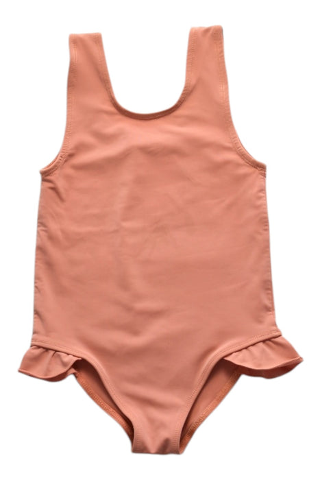 A Peach Swimsuits from Joe Sun in size 4T for girl. (Front View)
