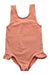 A Peach Swimsuits from Joe Sun in size 4T for girl. (Front View)