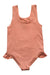 A Peach Swimsuits from Joe Sun in size 4T for girl. (Back View)