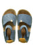 A Blue Sandals from Vivobarefoot in size 5T for girl. (Back View)