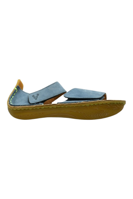 A Blue Sandals from Vivobarefoot in size 7Y for girl. (Front View)