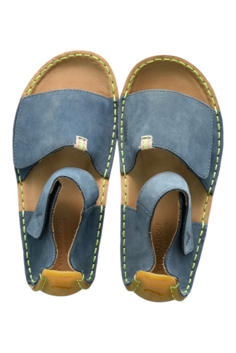 A Blue Sandals from Vivobarefoot in size 7Y for girl. (Back View)