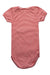 A Red Short Sleeve Bodysuits from Petit Bateau in size 18-24M for neutral. (Back View)