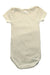 A Ivory Short Sleeve Bodysuits from Petit Bateau in size 12-18M for neutral. (Back View)
