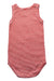 A Red Sleeveless Bodysuits from Petit Bateau in size 18-24M for neutral. (Back View)