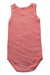 A Red Sleeveless Bodysuits from Petit Bateau in size 18-24M for neutral. (Back View)