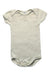 A Beige Short Sleeve Bodysuits from Petit Bateau in size 12-18M for neutral. (Front View)