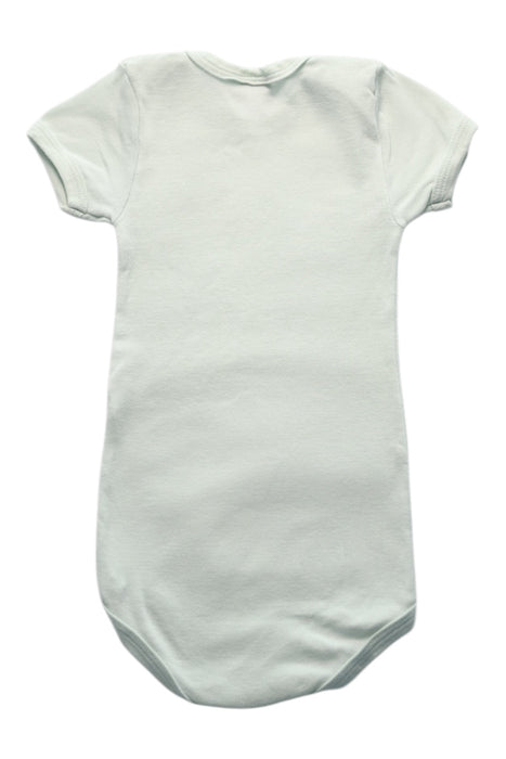 A Ivory Short Sleeve Bodysuits from Petit Bateau in size 12-18M for neutral. (Back View)