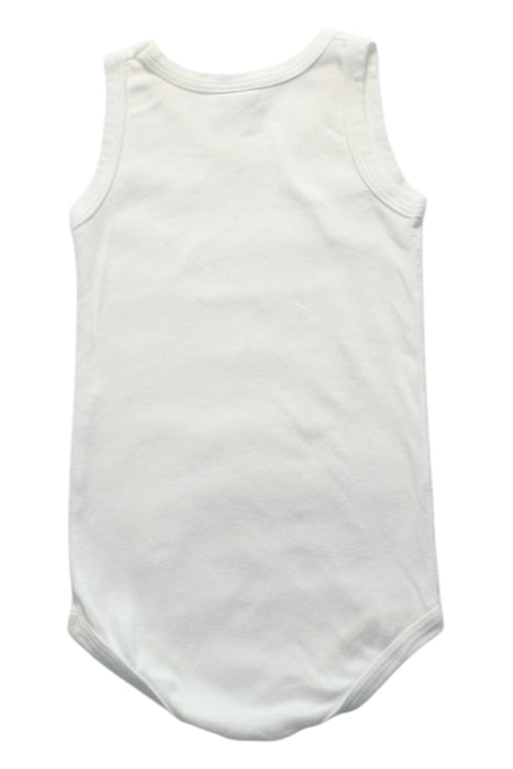A White Sleeveless Bodysuits from Petit Bateau in size 12-18M for neutral. (Back View)