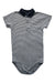 A Navy Short Sleeve Bodysuits from Petit Bateau in size 18-24M for neutral. (Front View)