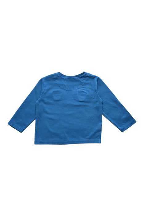 A Blue Long Sleeve Tops from Mayoral in size 6-12M for boy. (Back View)