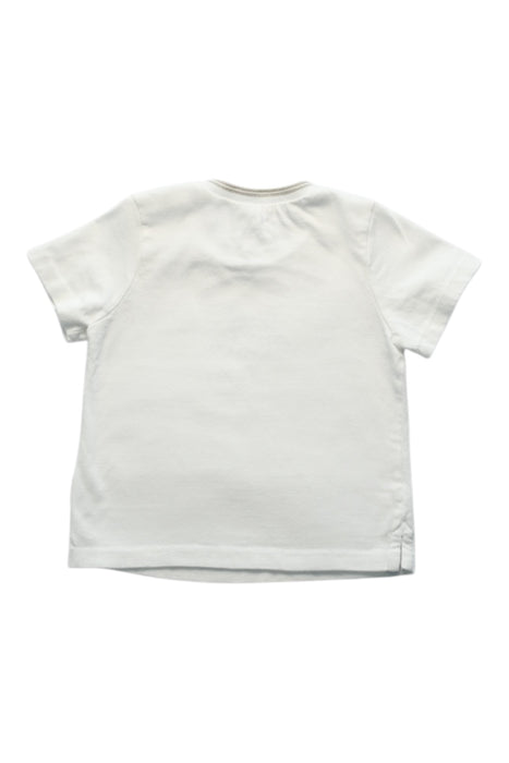 A White Short Sleeve Tops from Tutto Piccolo in size 6-12M for boy. (Back View)